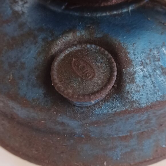 VINTAGE DIETZ LITTLE WIZARD LANTERN W/Red Glass GLOBE - Picture 5 of 8